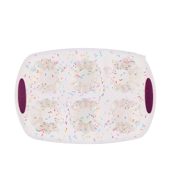 Large Silicone Muffin Pan with Built-In Support