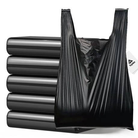 Topika Garbage Trash Bags 100 Piece, Thick Pet Poop Scooper Liners Image