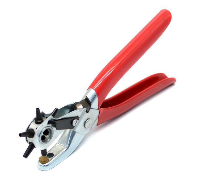 Leather Punch 6-Size Rotating Belt Hand Hole Punch Multi-Size Home DIY Easy