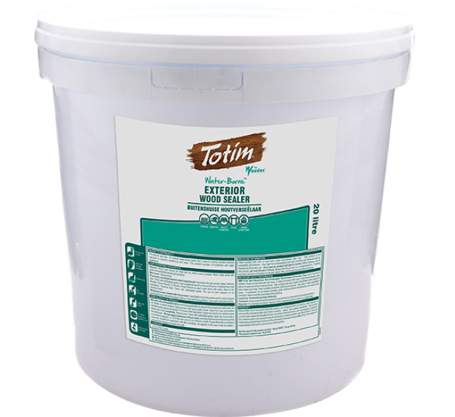 Totim Waterborne Exterior Wood Sealer Golden Brown 20LT