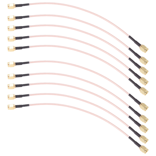 Male Plug To Sma Male Plug Connector Rf Pigtail Compatible with Universal