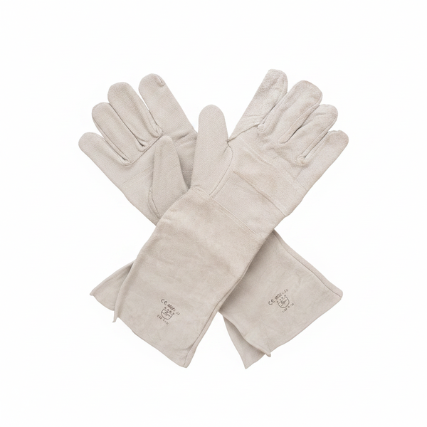 Chrome Leather Safety Gloves with Double Palm - 400mm
