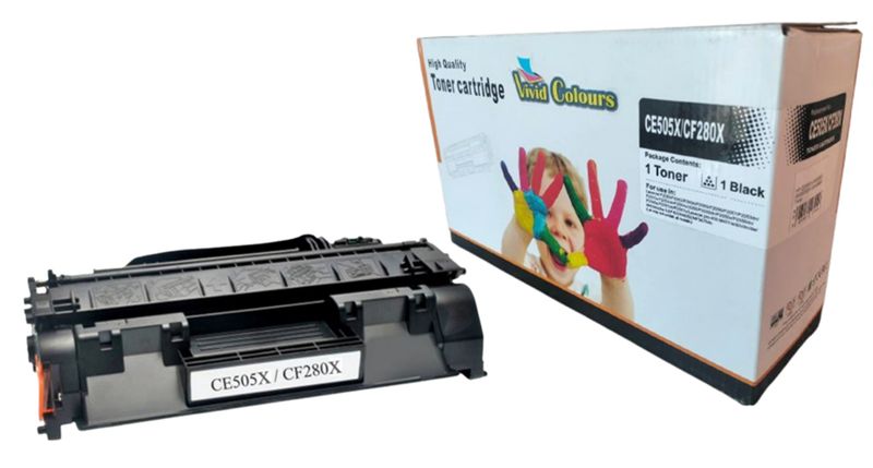 Vivid Colours Compatible with HP 05X / CE505X / CF280X Toner Cartridge