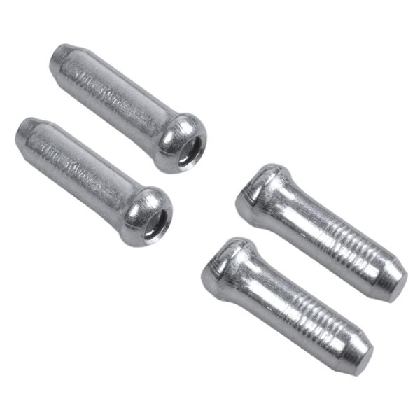 200X Bicycle Bike Shifter Brake Cable Tips Caps End Crimp Silver