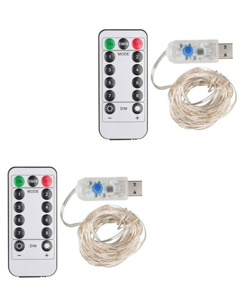 LED Fairy Light 5m Multicolor Pack of 2