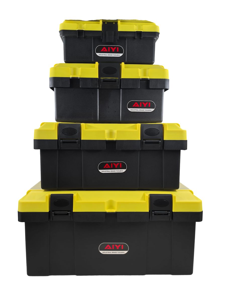 AIYI 4-Piece Heavy-Duty Tool Box Set - 12", 14", 19", 23" AY162-009
