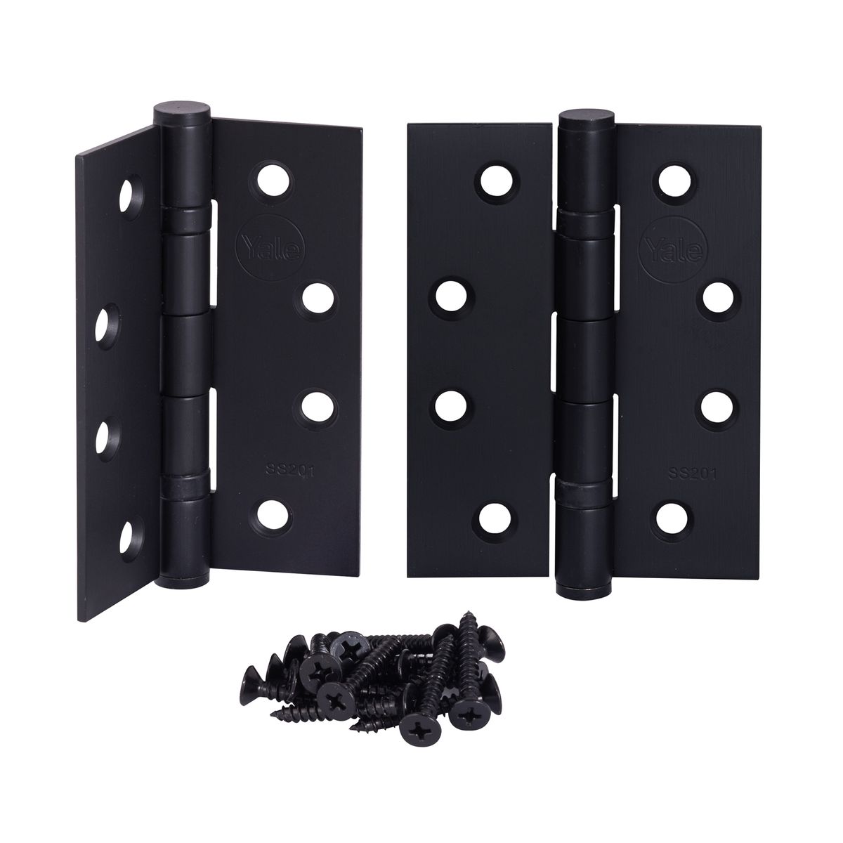 Yale Stainless Steel Matte Black Butt Hinge | Shop Today. Get it ...