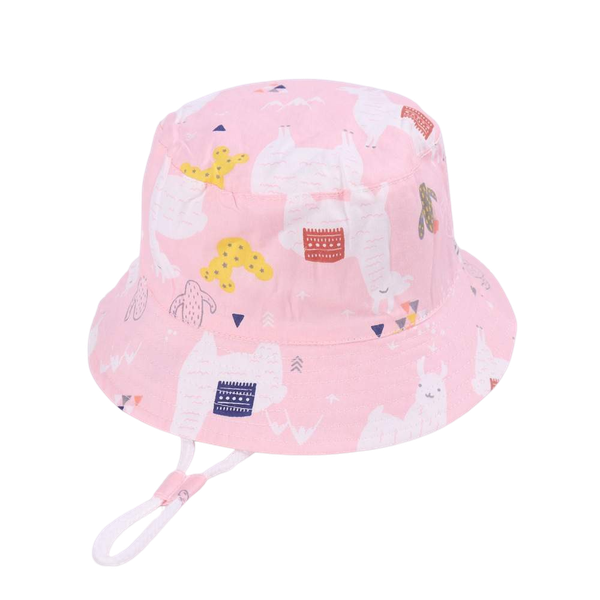 Pink Llama Baby/Toddler Sun Hat