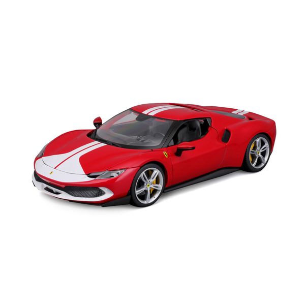 Bburago 1/18 Ferrari 296 GTB Assetto Fiorano - Red - 25cm Long