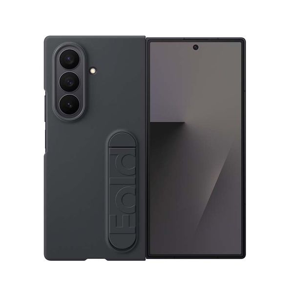 Silicone Case Compatible with Samsung Galaxy Z Fold7 - Black