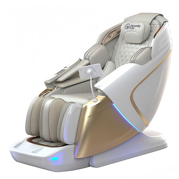 Luxury 4D Full Body Massage Chair with Touchscreen, Zero Gravity