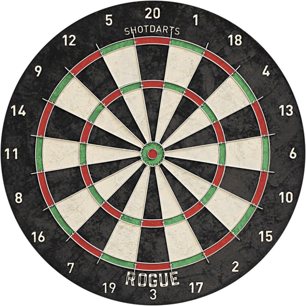 Rogue Professional Grade Dartboard - Full-Size 18" Sisal Board