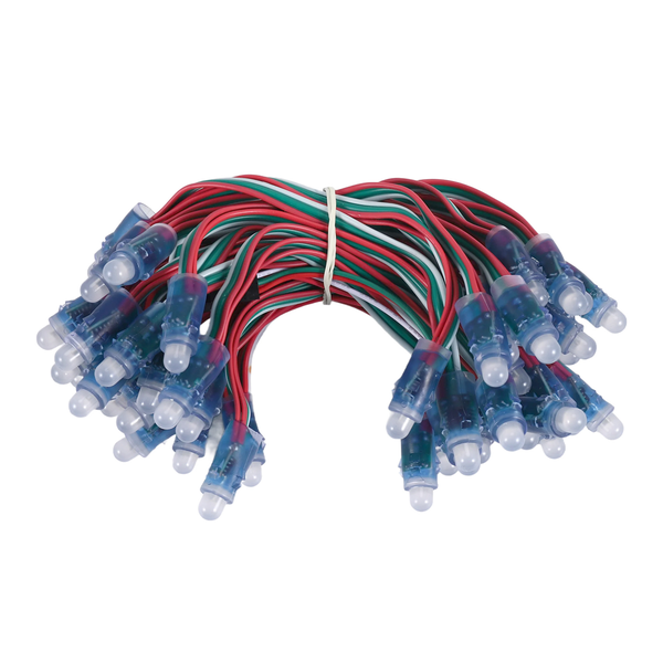 50Pcs WS2811 LED Pixel Light String Advertising Pouring Waterproof Full Col