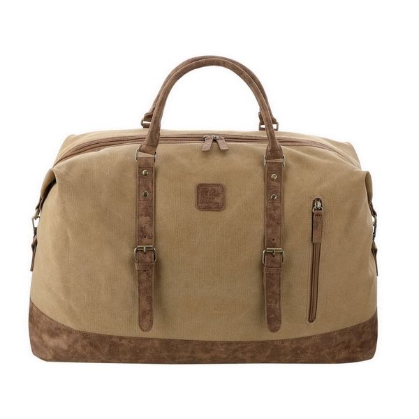 Escape - Classic Canvas Large Travel Bag - Sand