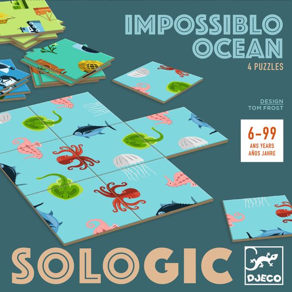 Djeco Logic Game Impossiblo - Ocean