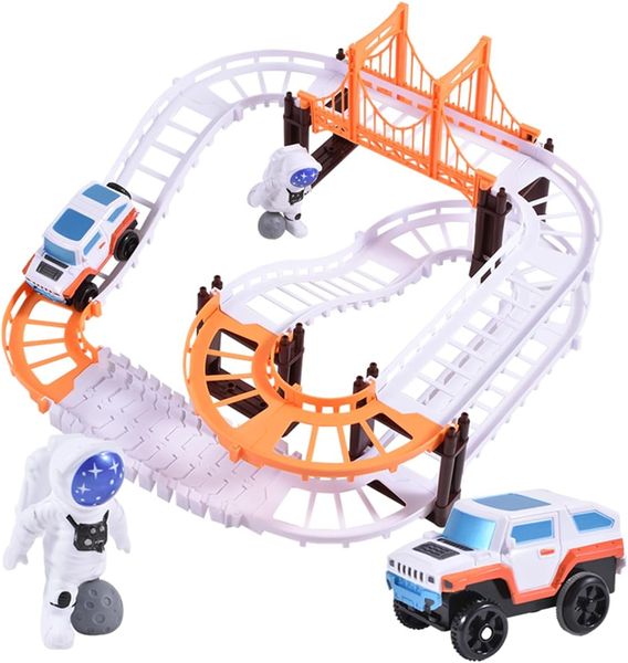 Kitro Outer Space Toy Track Set Car Shuttle