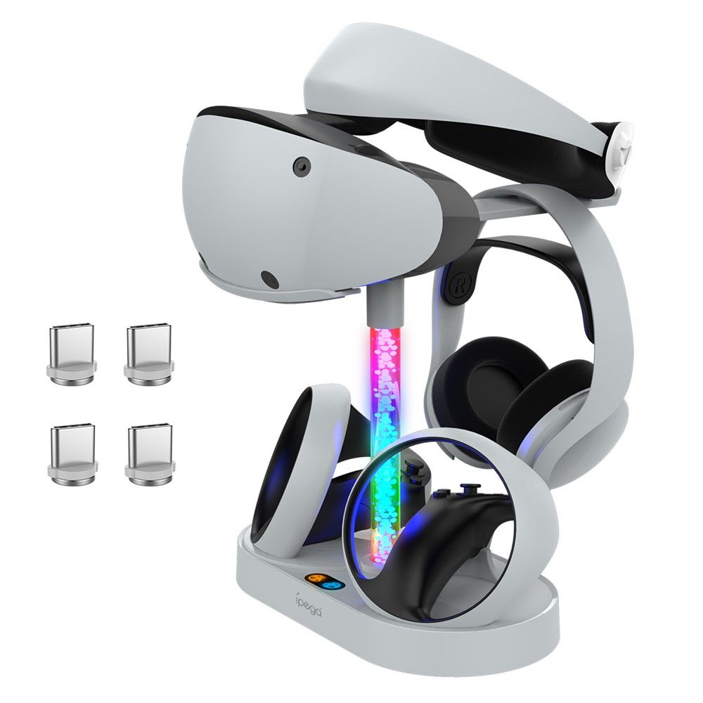 RGB Charging Station VR Headset & Controllers PG-P5V001 Compitable for PS5