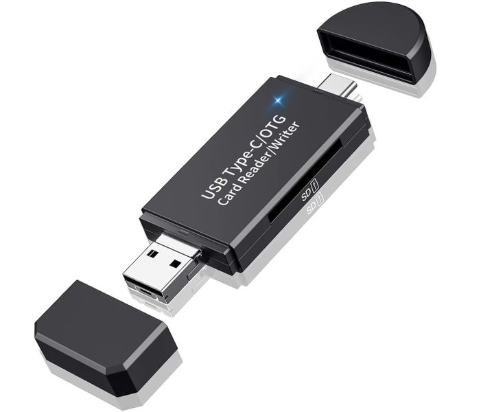 2 in 1 High-Speed Portable Memory Card Reader SD 3.0 Transport
