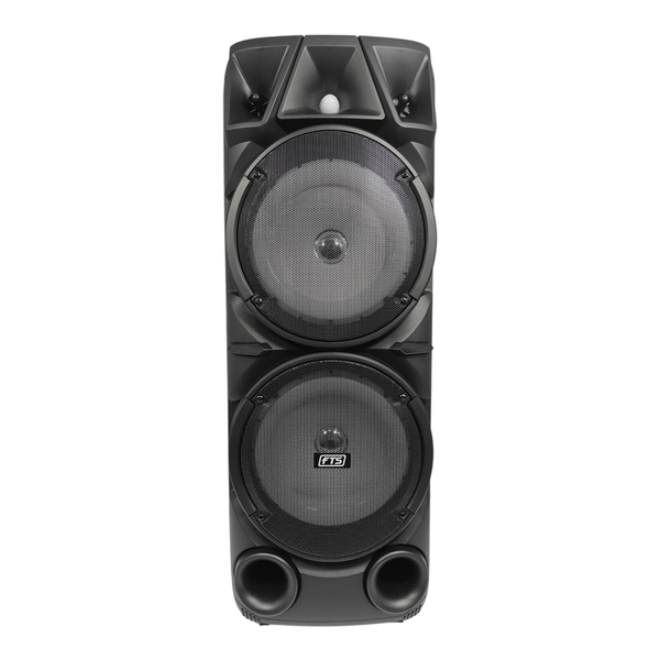 FTS Rumble MK2 8" x2 Double Multimedia BT Speaker with TWS (FTS-2013)