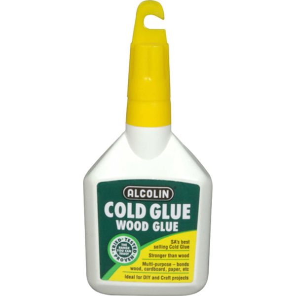 Bulk Pack x 4 Alcolin - Glue Wood Cold 125ml (12)