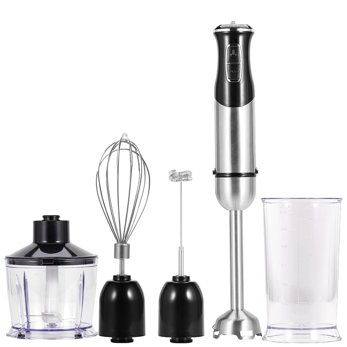 5 In 1 Stick Blender 1000W Hand Blender Set 21Speed for Smoothie,Baby