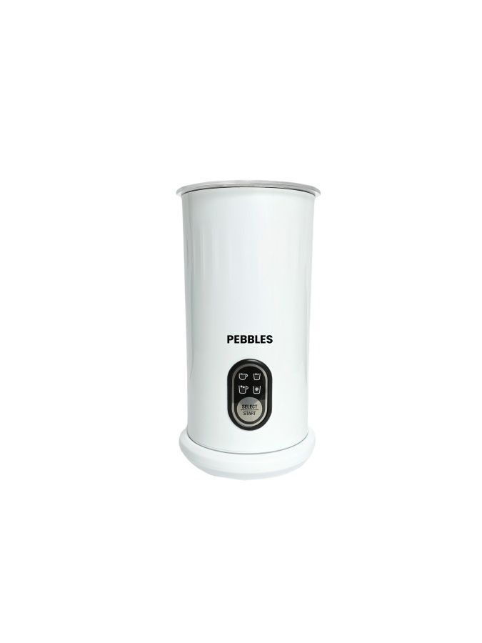 Pebble White Milk Frother