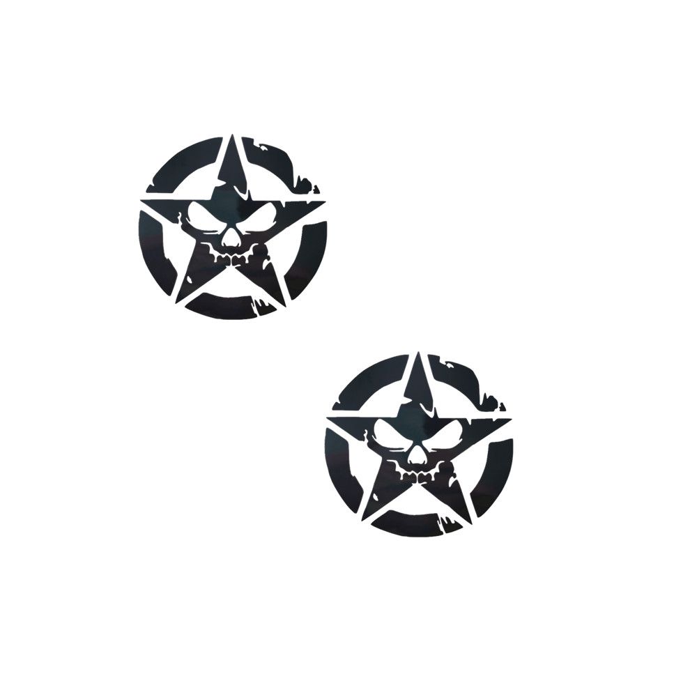 2x Decal Stickers Vinyl For SUV, Bakkies, Jeep, FJ & Cruiser Star