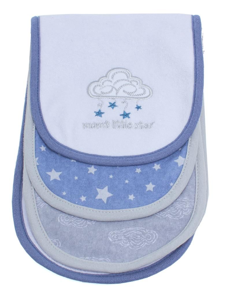 & Mason Baby Boys 3 Pack Polycotton Burp Cloth Buy Online in