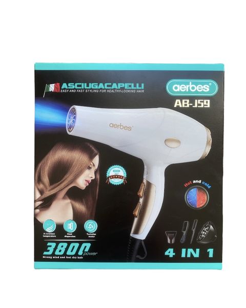 Easy and Fast 4 in 1 Styling Electric Hair Dryer