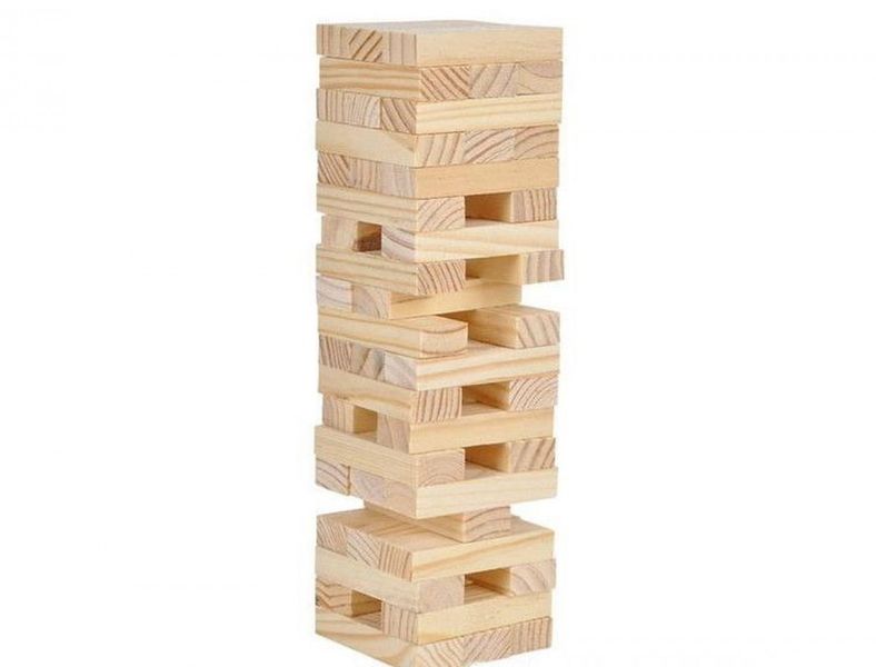 Jeronimo Wooden Tumbling Tower Stacking Game