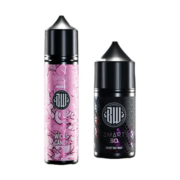 Bewolk SMART Shot 50MG - Wicks Candy (60ml Combo)