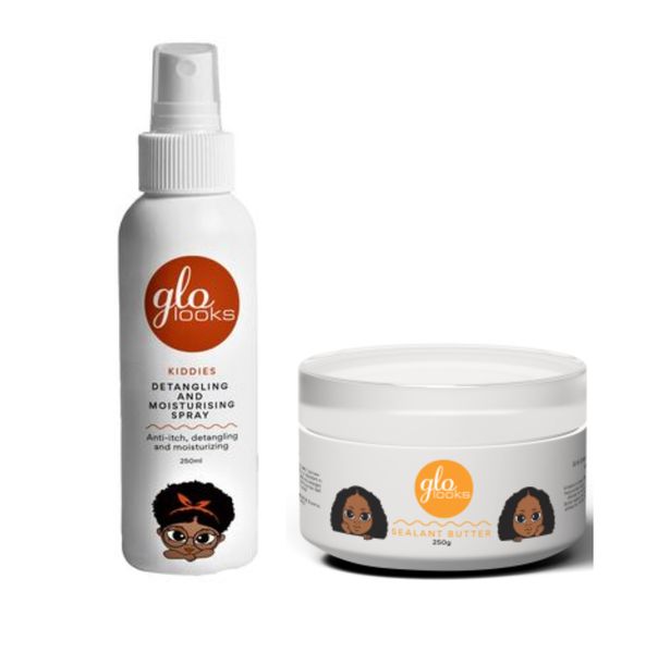 GloLooks Kids Hair Growth Combo (Afro and Curly Hair)