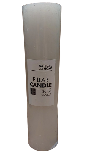 Vanilla Scented Candle Pillar Round 30cm