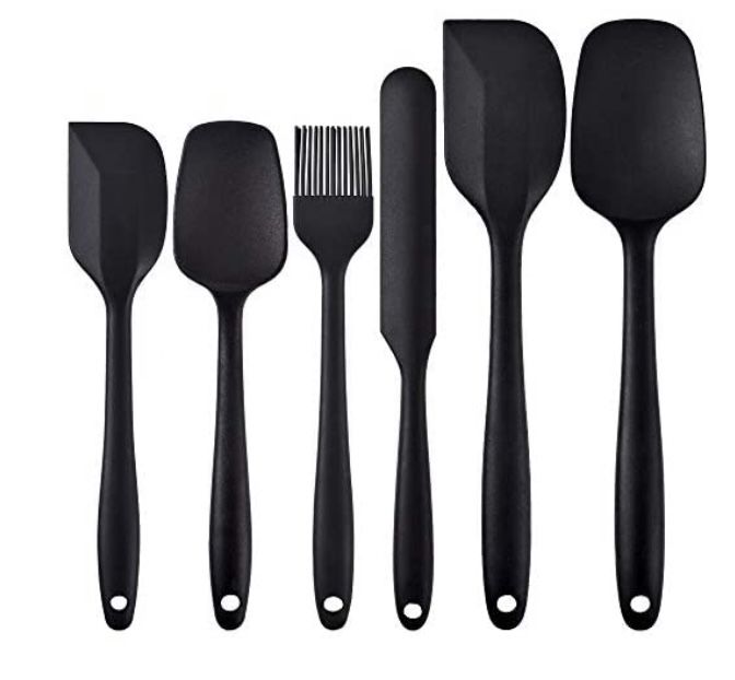 Silicone Rubber Spatula Set Kitchen Utensil For Baking Cooking And   S Zoom.file