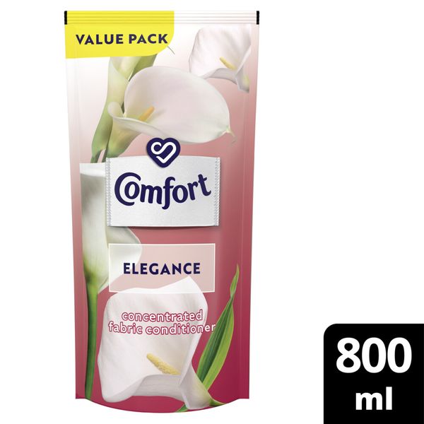 Comfort Elegance Concentrated Laundry Fabric Softener Refill 800ml