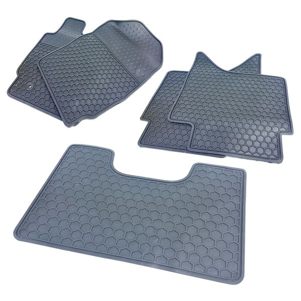 Rubber Floor Mats Compatible with Ford Ranger 2023+ - 5 Piece Set