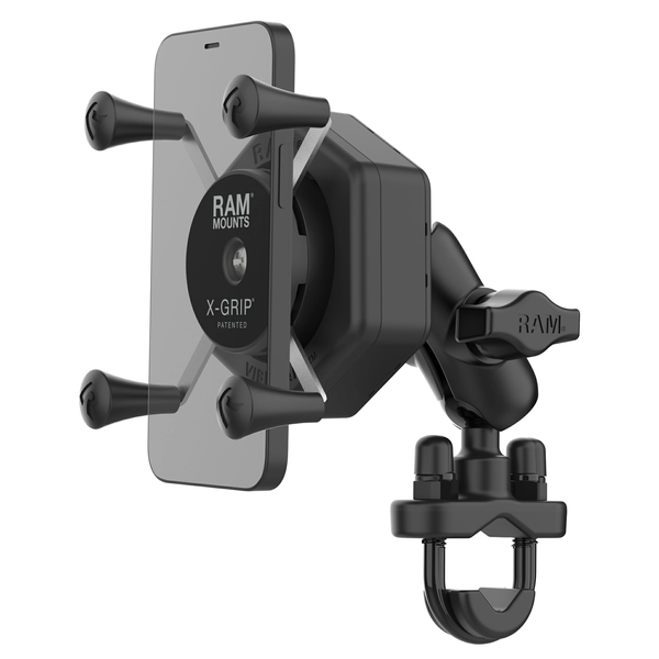 RAM Mount X-Grip Phone Mount with Vibe-Safe and U-Bolt Base