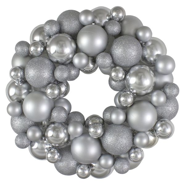 Bright Christmas ball wreath