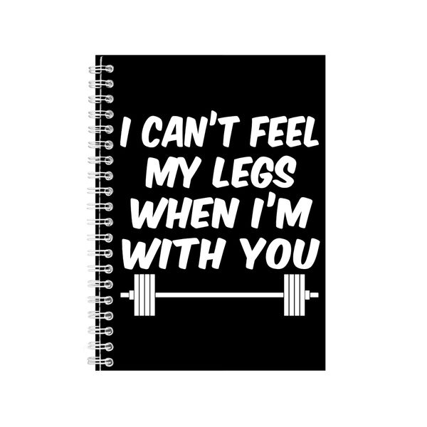 Gym 2 Notebook Fitness Gift Idea Writing Book Notepad Pad 37