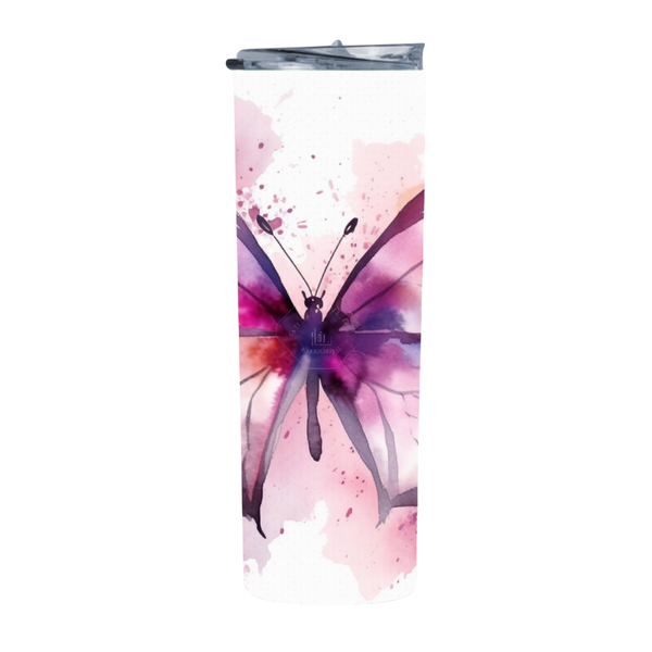 Buterfly Design 63 20 Oz Straight Skinny Tumbler 224
