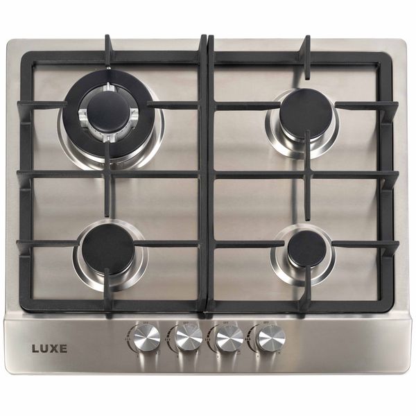 LUXE SS-60/60cm 4 burner built in with automatic ignition