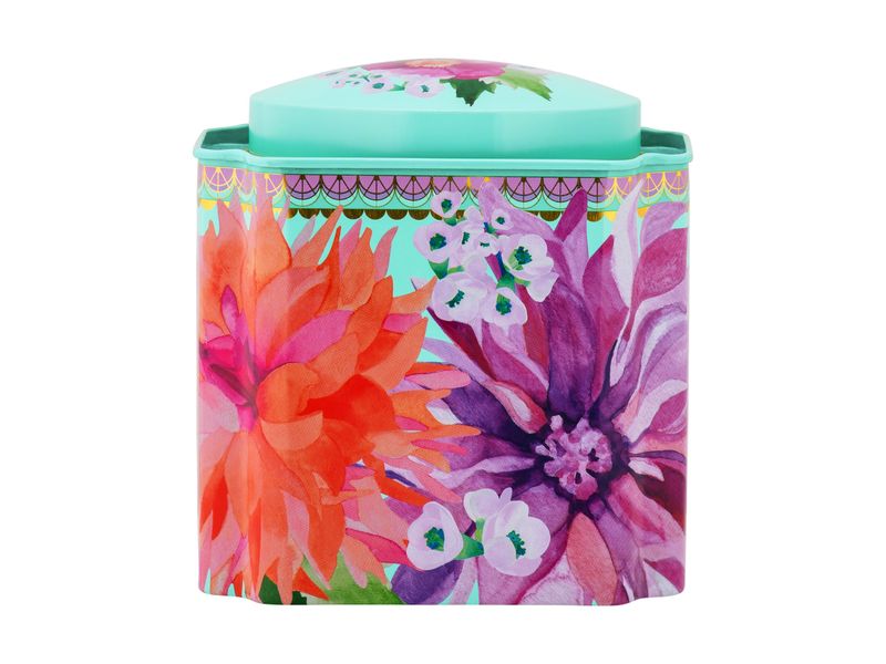 Maxwell and Williams - Dahlia Daze Tea Tin - Patterned Print - 500ml