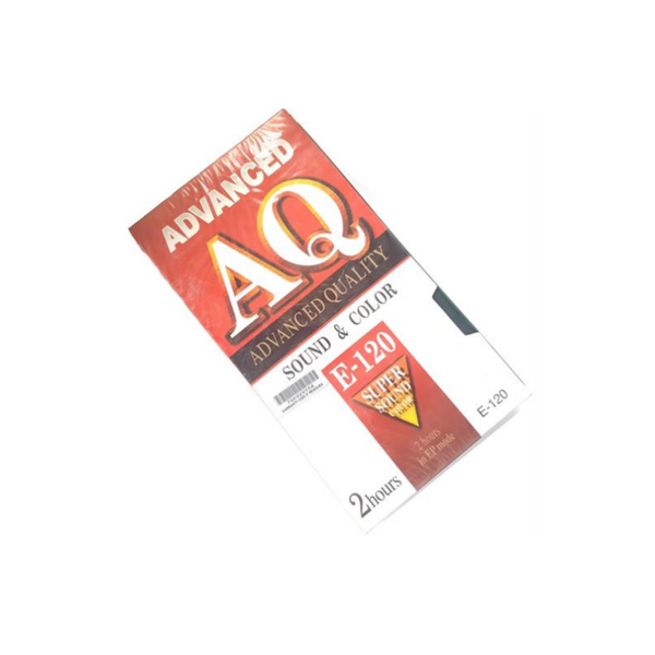Geeko E-120AQ Blank 2 Hour VHS Format Video Cassette x 1