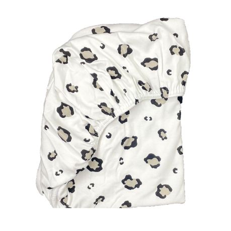 66x132cm Leopard Print Cot Fitted Sheet Shop Today. Get it Tomorrow takealot