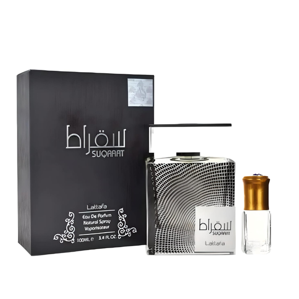 Suqraat Eau de Parfum - 100ml + Perfume Oil Gift