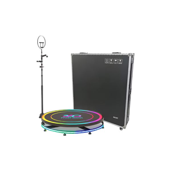 68cm 360-Degree Rotating Ring Light - Photo Booth for Perfect Shots