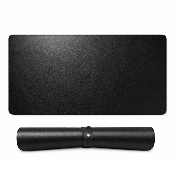 Extra Large Desk Pad 90x45cm PU Leather Waterproof Non-Slip Mouse Pad