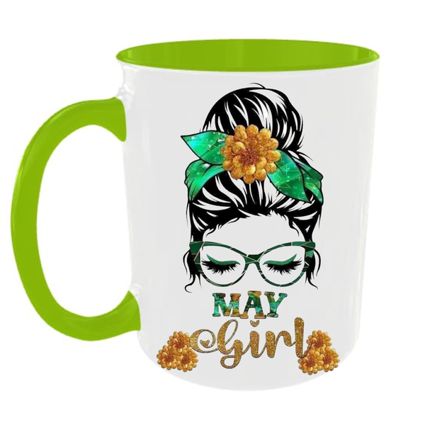 May Girl Blue Mug