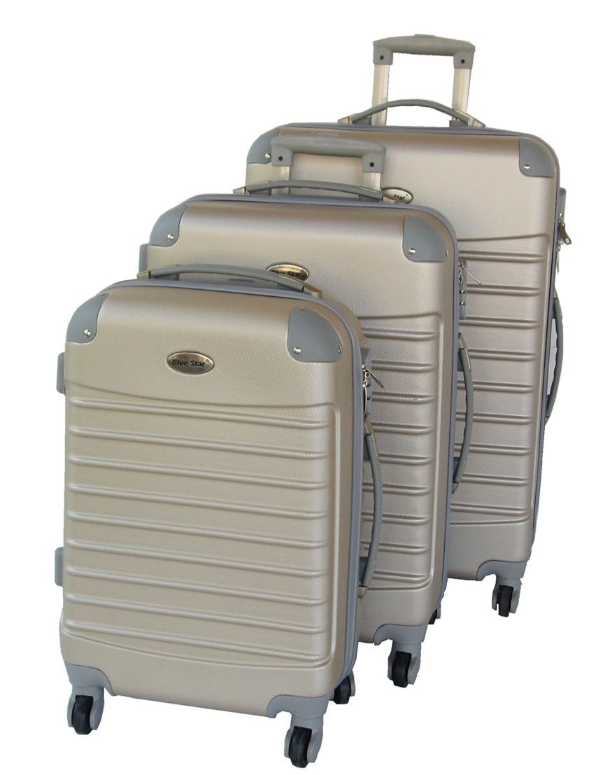 3 Piece Luggage Set Gold Shop Today. Get it Tomorrow!