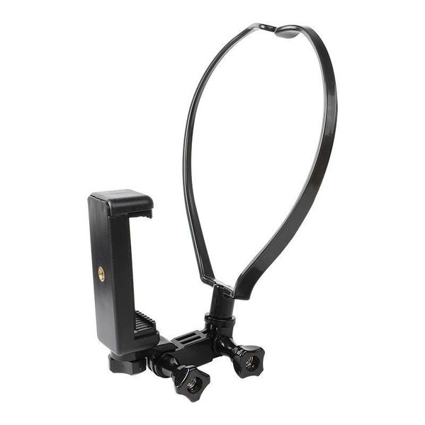 Hands-Free Wearable Neck Phone Holder Compatible with iPhone Samsung GoPro